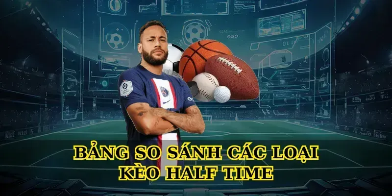 Kèo Half Time Là Gì? Bí Quyết Cá Cược Hiệu Quả Bảng So Sánh Các Loại Kèo Half Time